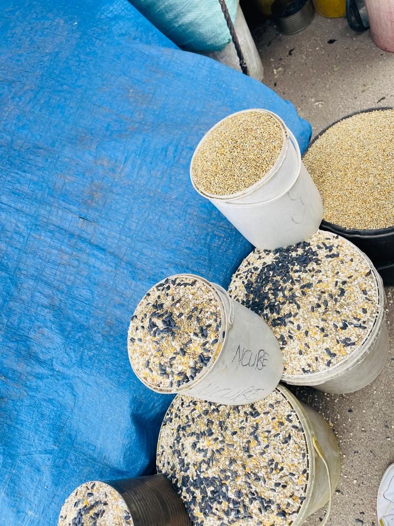 Chicken feed made from farm products