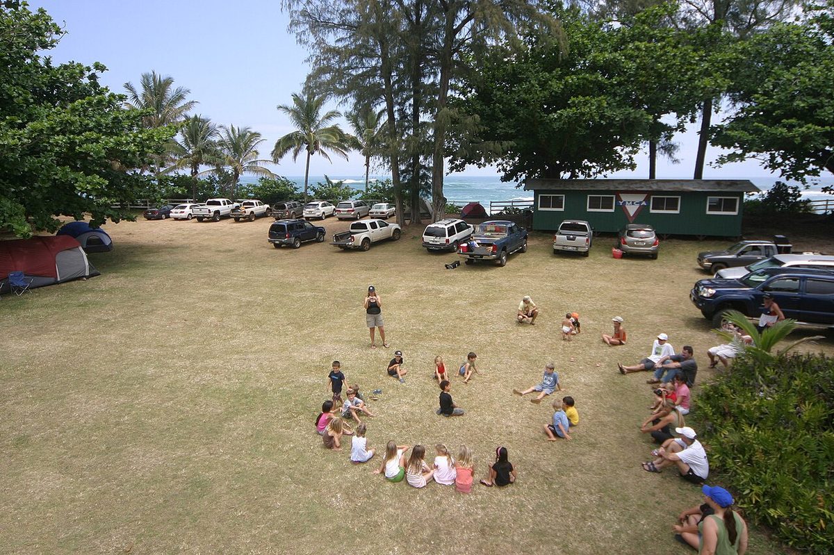 Camp Naue duck duck goose