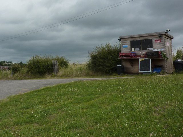 Duck and quail eggs are under the flap - geograph.org.uk - 1951744.jpg