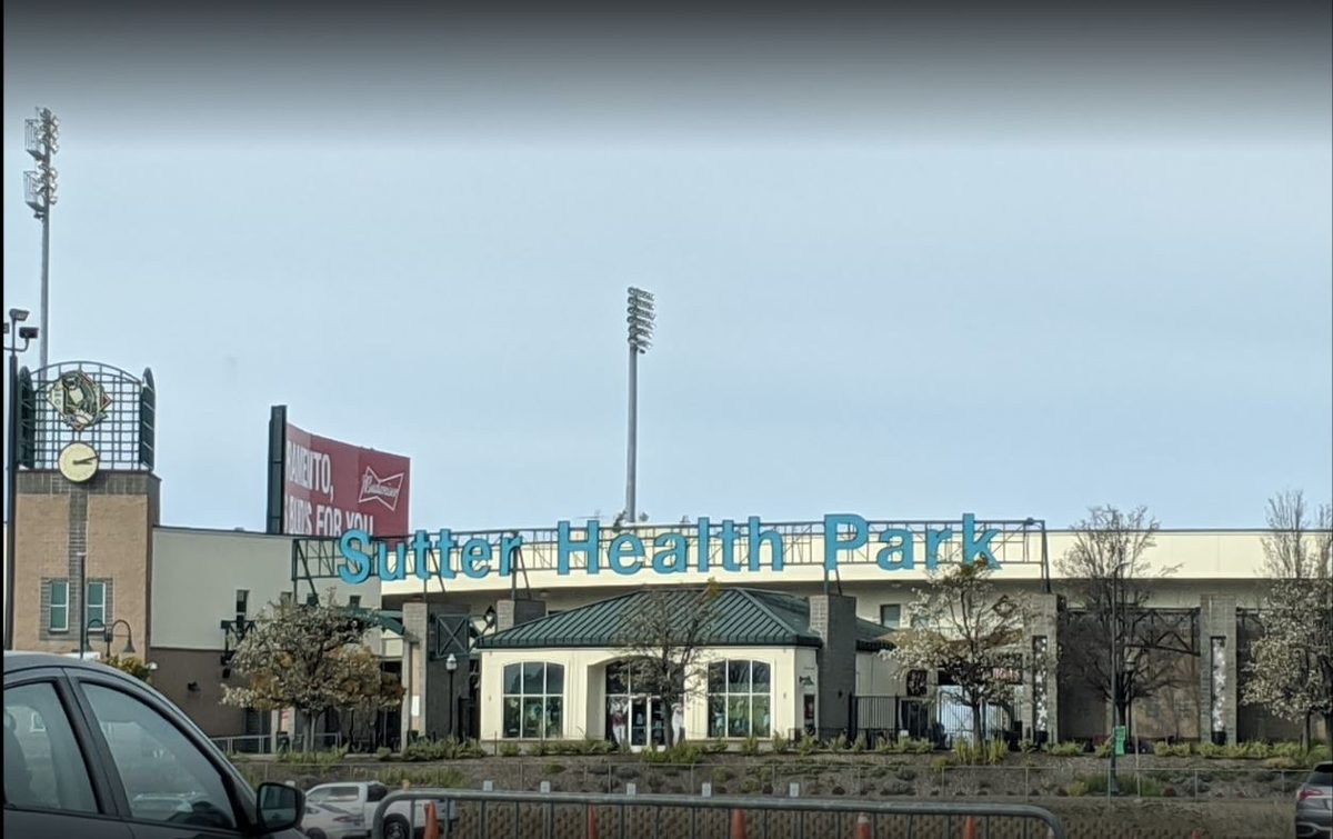 Outside Sutter Health Park