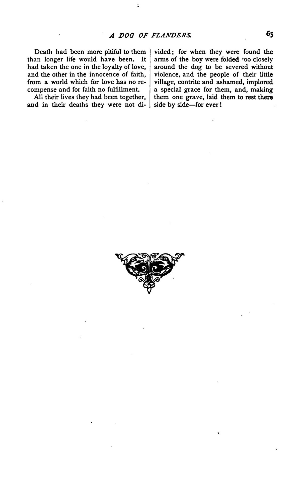 A Leaf in the Storm and Other Stories Ouida A Dog of Flanders Final Page